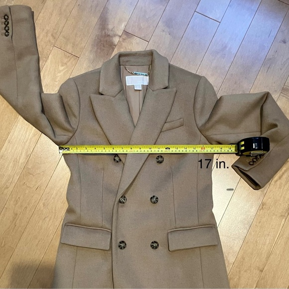 Michael Kors Camel Wool-Blend Jacket - Picture 6 of 11